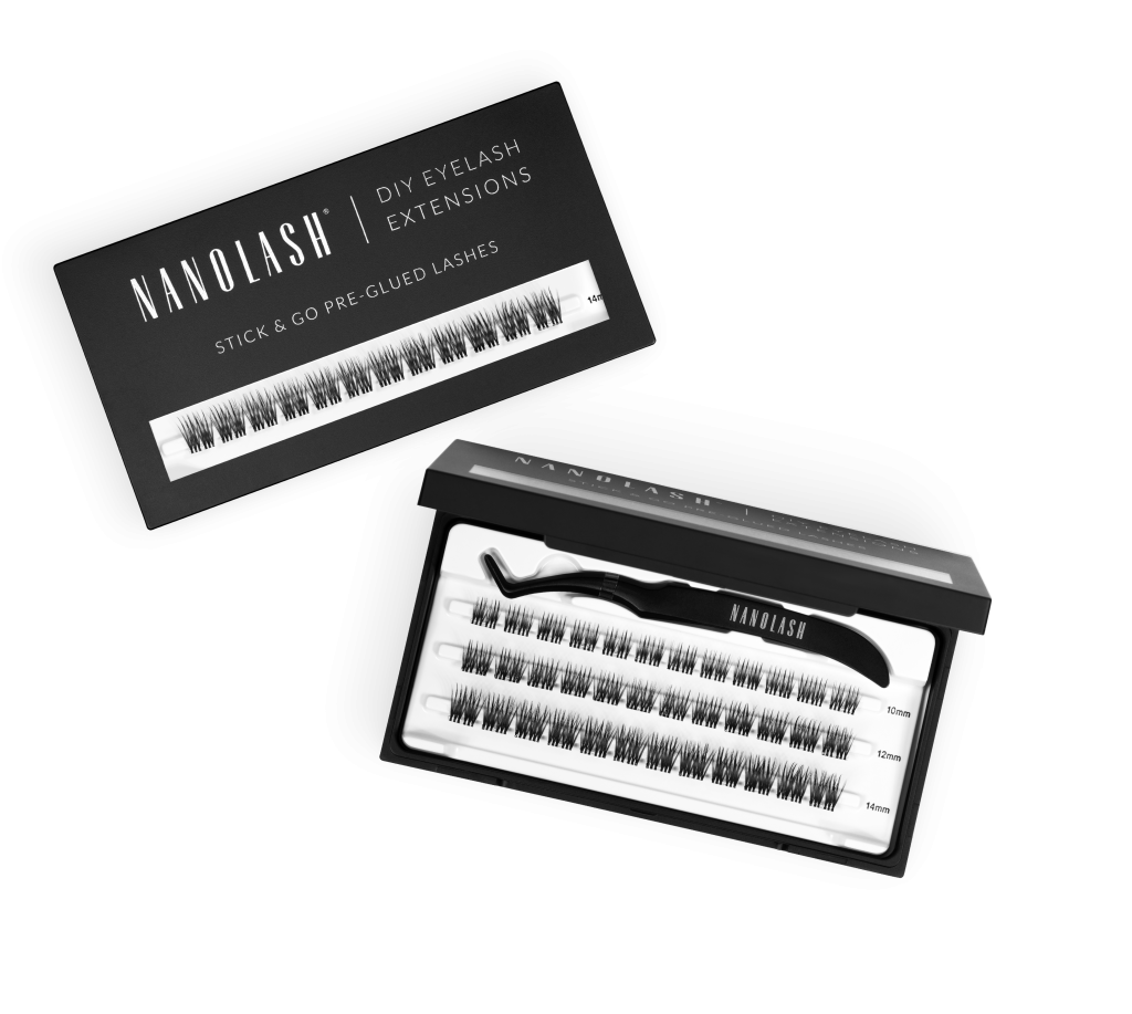 nanolash Forhåndslimte vipper for hjemmeextensions